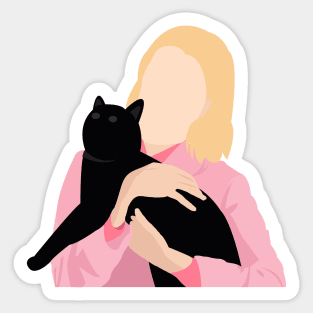 Sabrina and Salem Sticker